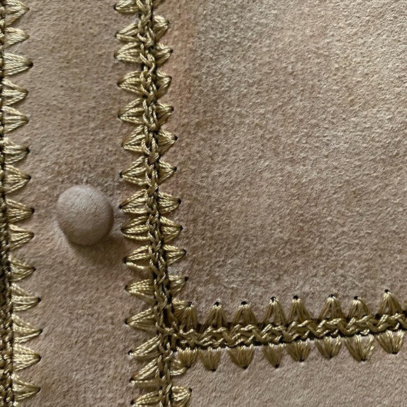 Vintage suede patchwork vest - XL - Picture 2 of 10